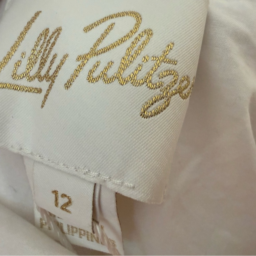 Lilly Pulitzer White Eyelet Midi Dress - Picture 3 of 5